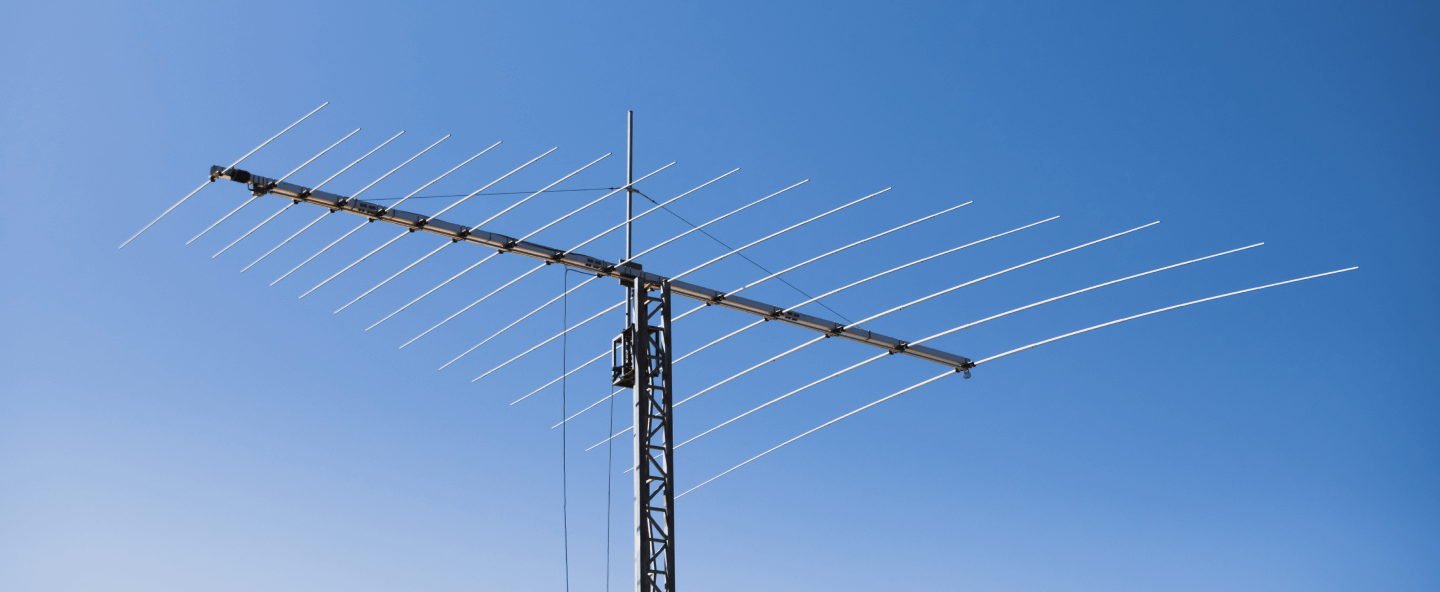 yagi directional antenna for wireless internet in rural areas